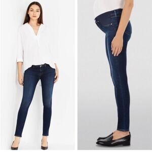 J Brand Mama J Skinny Dark Wash Maternity Jeans - 29